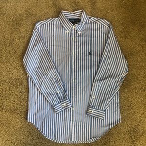 Ralph Lauren Blue/Pink Button Down 16.5 32/33
